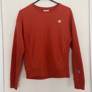 Orange Champion Crewneck